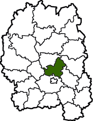 Черняховский район на карте