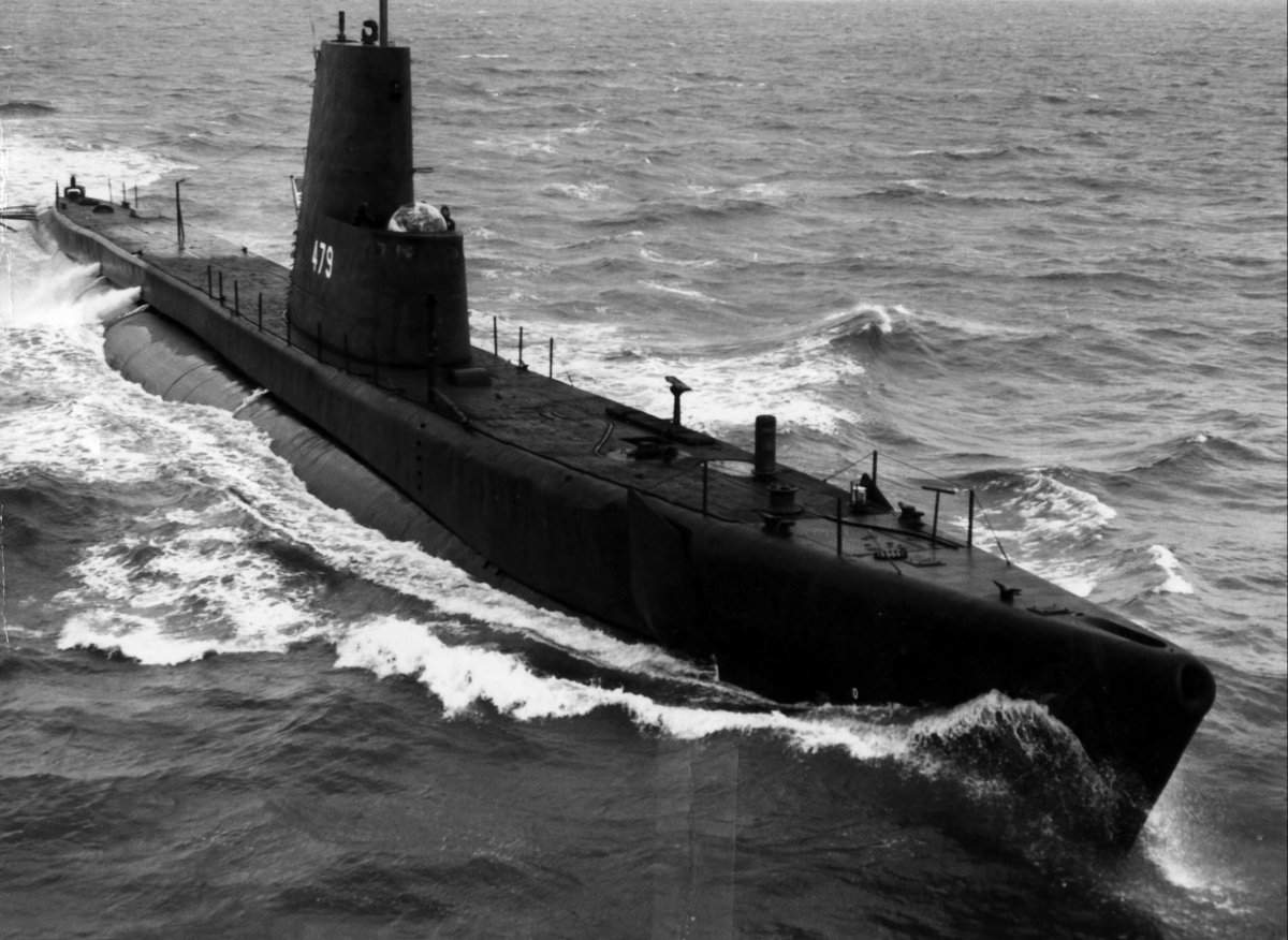 USS Diablo while in the Caribbean in 1949