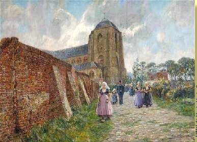 Promeneurs à Veere (1913)