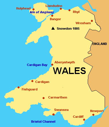 Image:Map of Wales