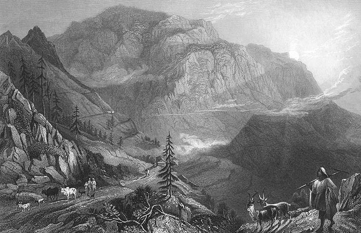 चित्र:Mohuna village, Deobun, Northwest of Landour - 1850s.jpg