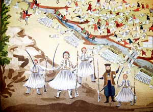 Панайотис Зографос. Битва при Аламане (1821)