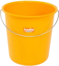 Photo of a yellow bucket