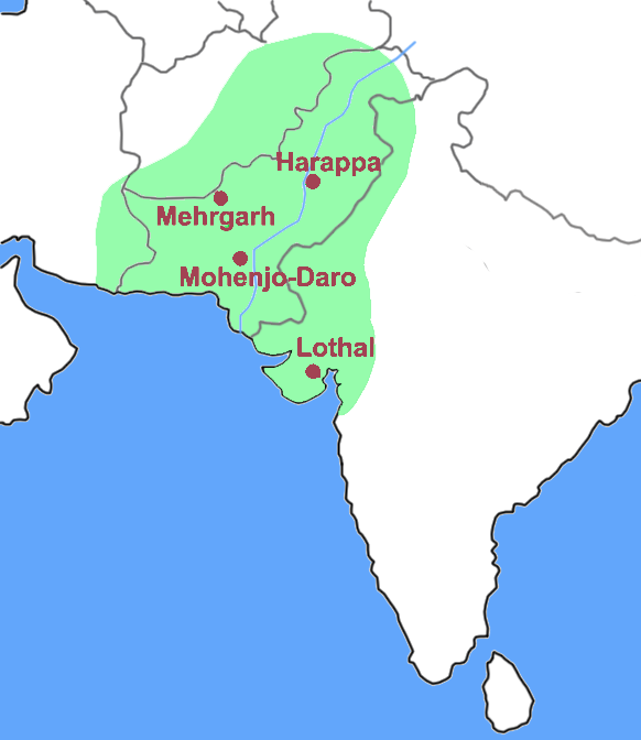 Anciennes cités du bassin de l'Indus