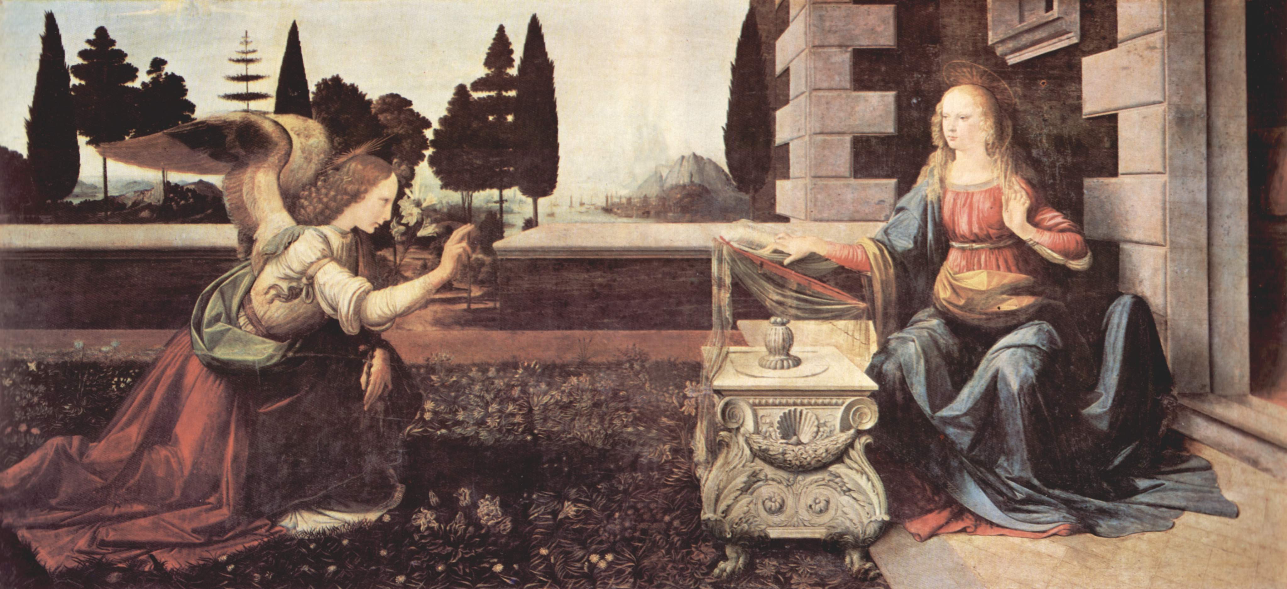 Annunciation by da Vinci