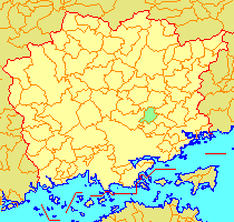 赤坂町の位置