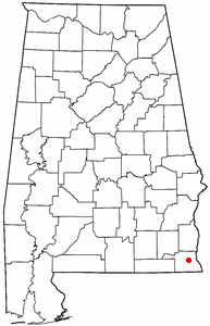 Mapo di Ashford, Alabama