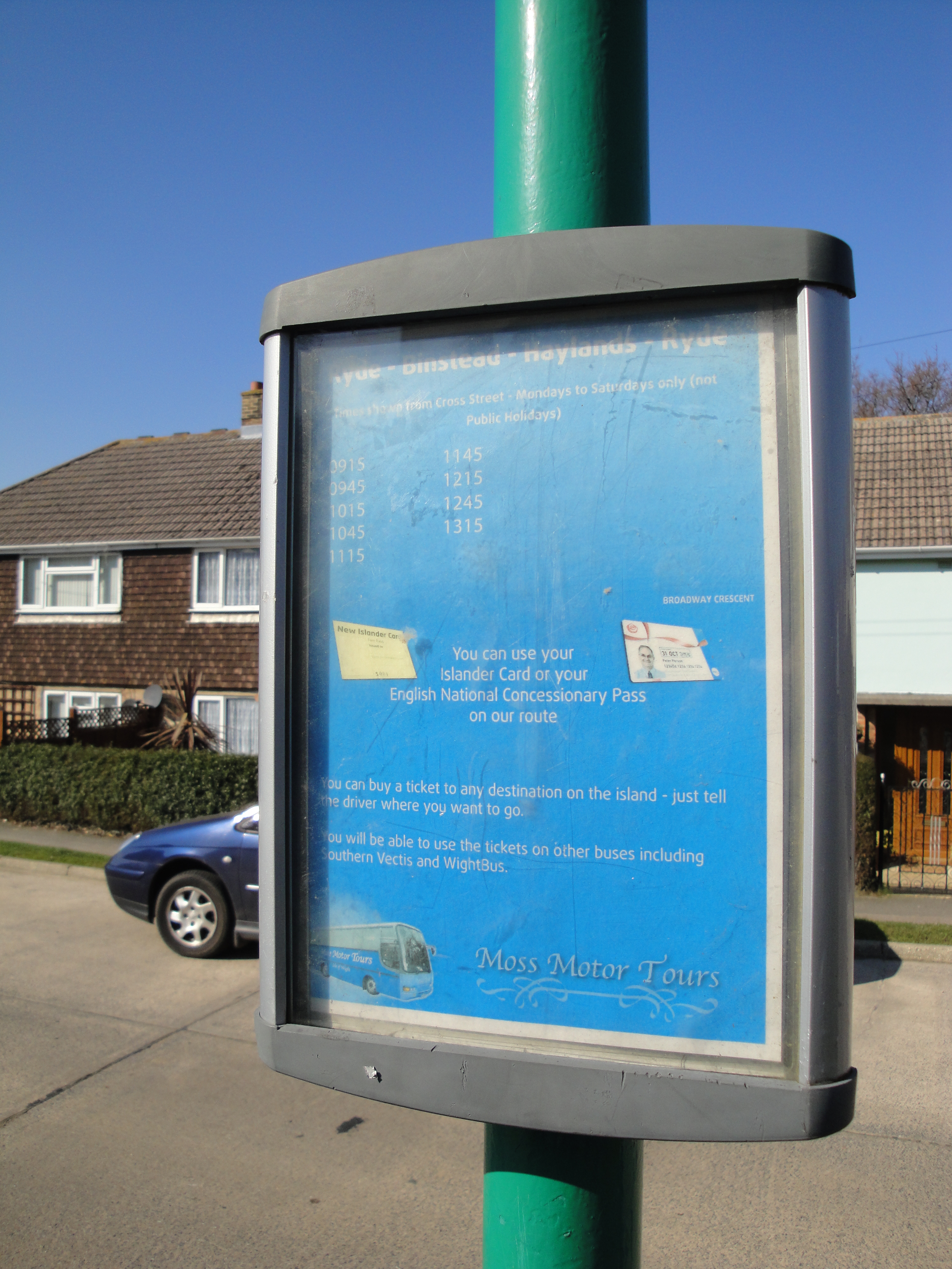 Bus Stop Timetable