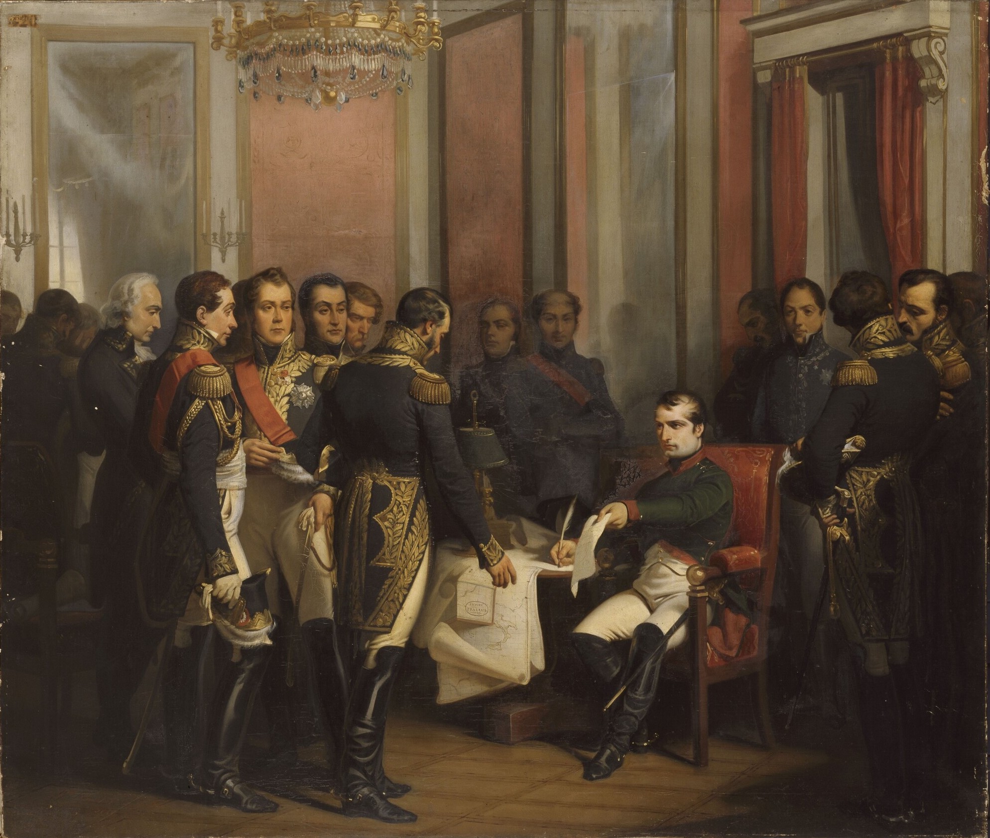 Napoleon abdicates