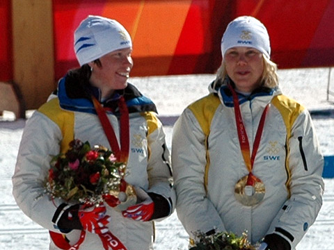 Lina Andersson och Anna Olsson (Dahlberg då)