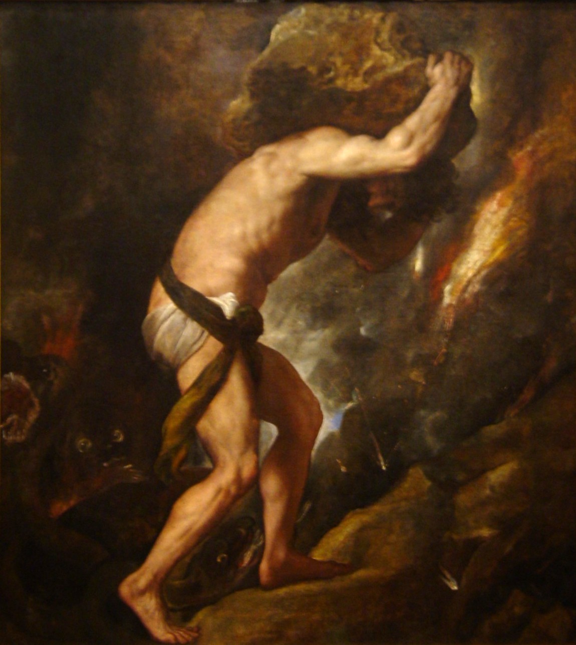 Sisyphus by Titian, 1549