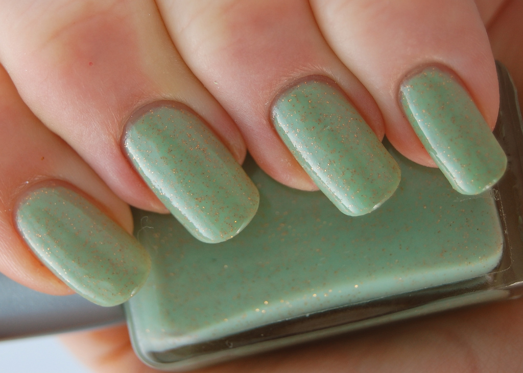3. Mint Green Gel Nail Polish Swatches - wide 7