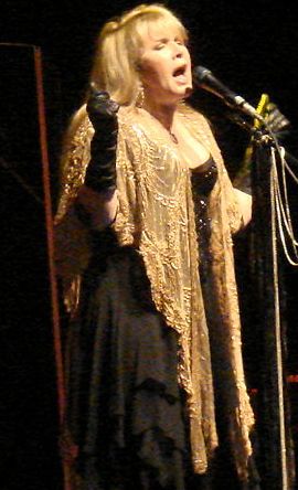 Stevie Nicks photographed performing on 2-1-08...