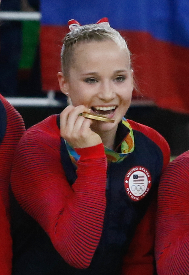 The 26-year old daughter of father Thomas and mother Cindy Madison Kocian in 2024 photo. Madison Kocian earned a  million dollar salary - leaving the net worth at 0.1 million in 2024