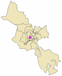 Map showing the location of District 10 within metropolitan Ho Chi Minh City