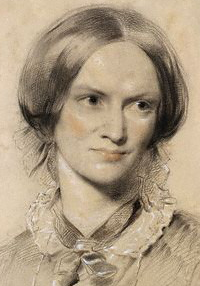 English: Charlotte Brontë, chalk, 1850. Colour...
