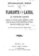 Florante at Laura, originally published in 1869