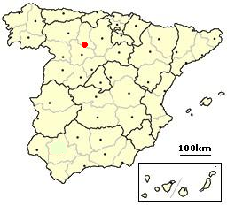 Villalobón – Mappa