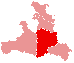 Санкт-Иоганн-им-Понгау (округ) на карте