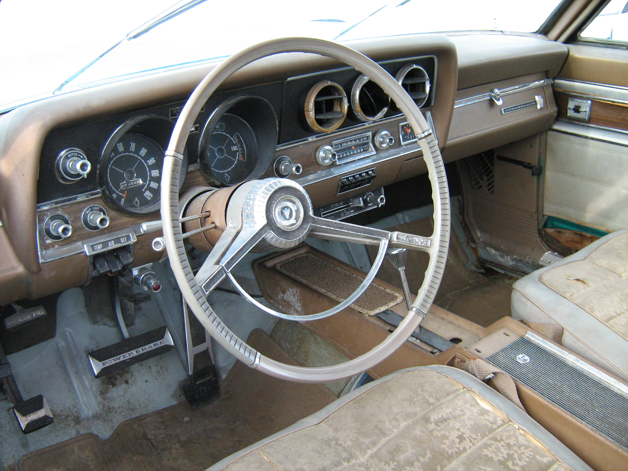 ambassador car interior