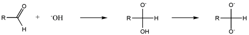Reakcijski mehanizem Cannizzarrove reakcije.