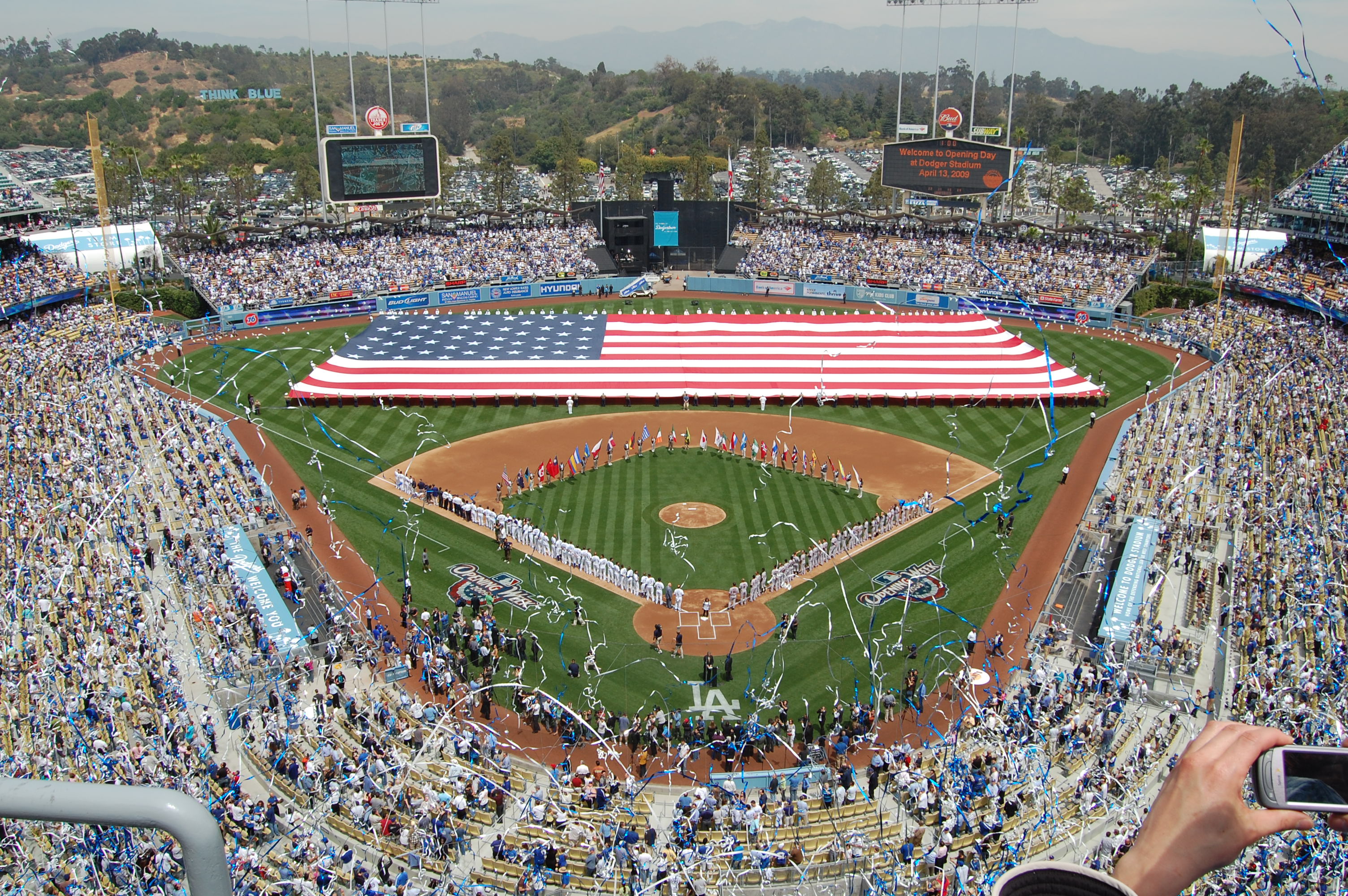 dodgers  opening day 2010