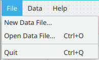 Gambas Cash Spending File Menu