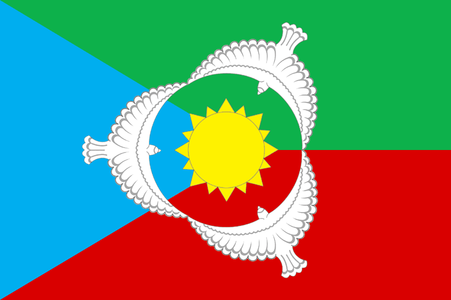 Flag of Aksubayevsky rayon (Tatarstan)