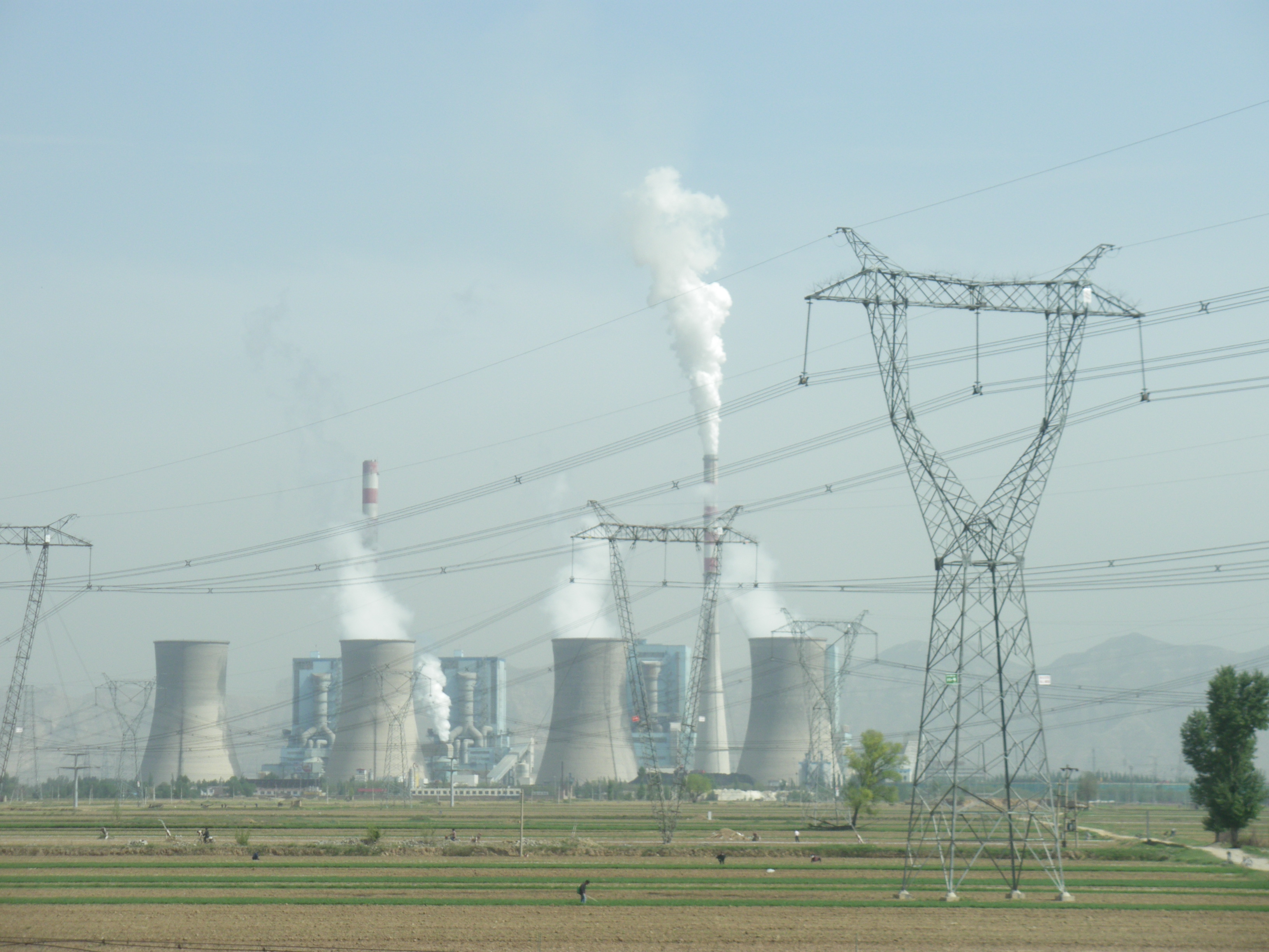 A Coal-Fired Power Plant in Shuozhou, Shanxi, China