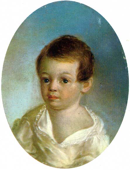 Ксавье де Местр. Пушкин-ребенок. 1800—1802. Источник6 Википедия