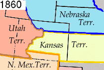 Coloradoterritoriet år 1860