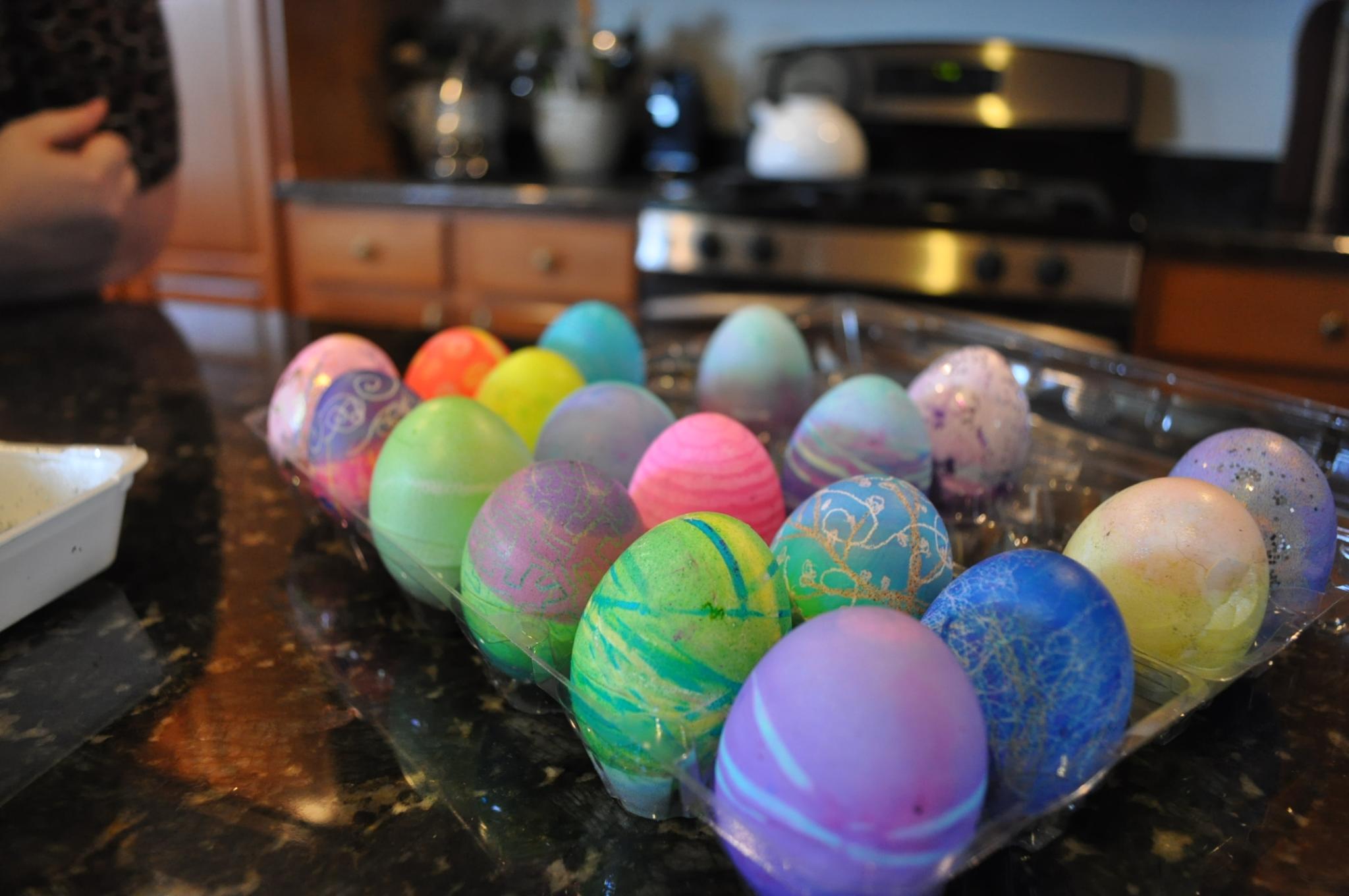 easter egg dyeing!