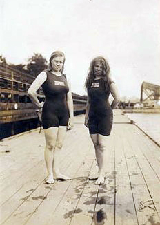 Fanny Durrack (left) and Mina Wylie, Australia...