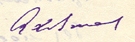 signature d'Ismayil Akhundov