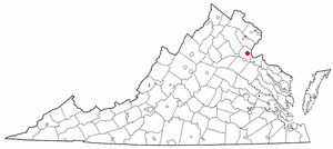 Location of Stafford, Virginia