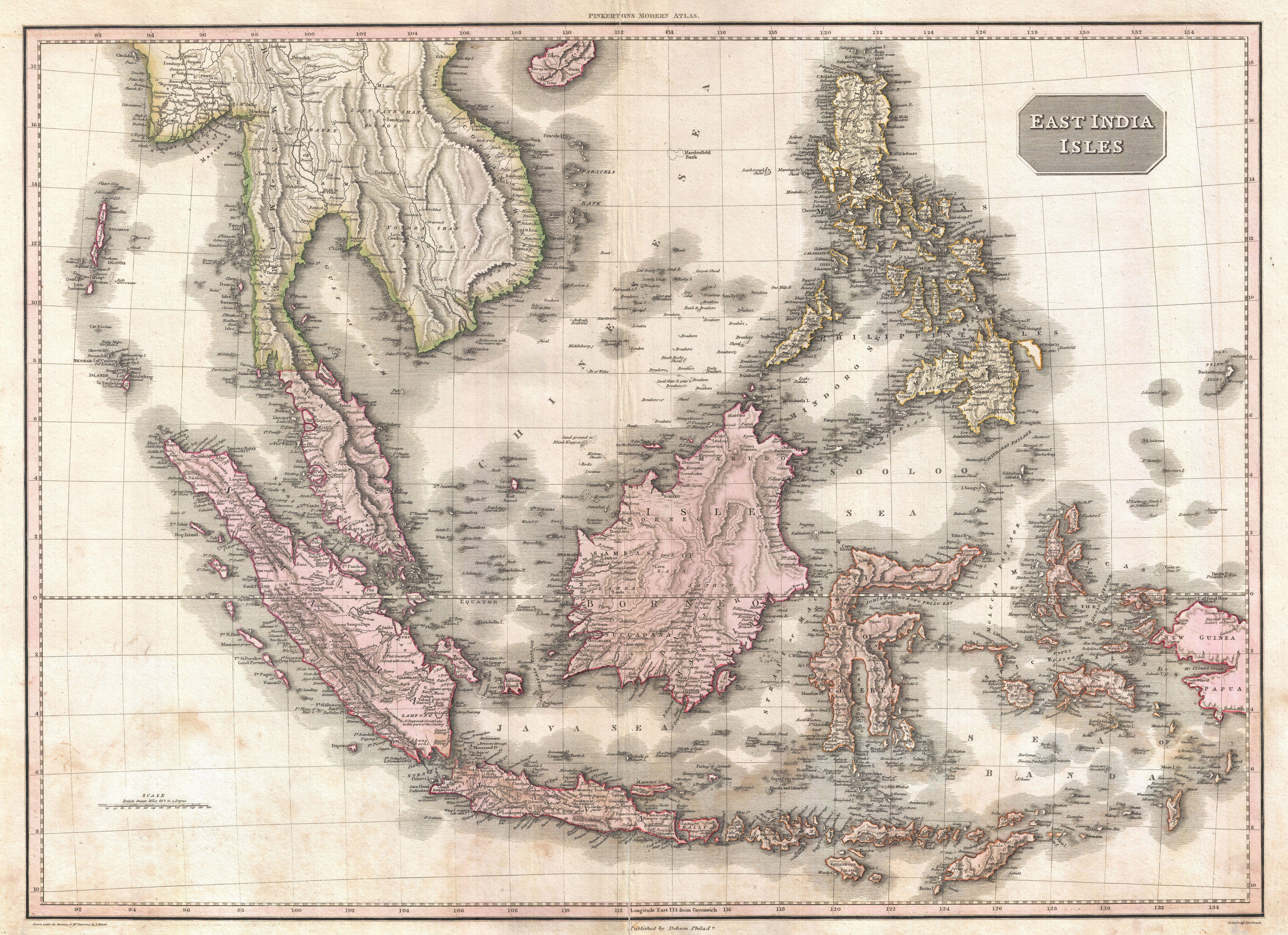 Asia Islands Map