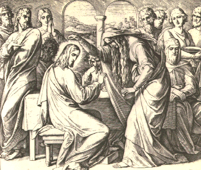 von Carolsfeld, Jésus est oint à Béthanie