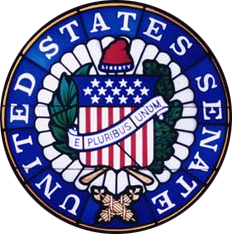 Seal of the United States Senate.