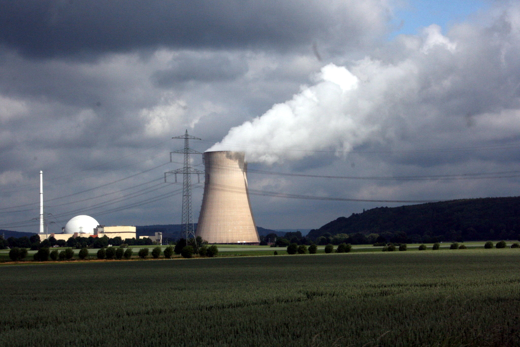 A Grohnde atomerőmű, a szállítmány célpontja