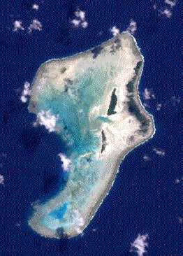 Satellitenbild der Rowa-Inseln