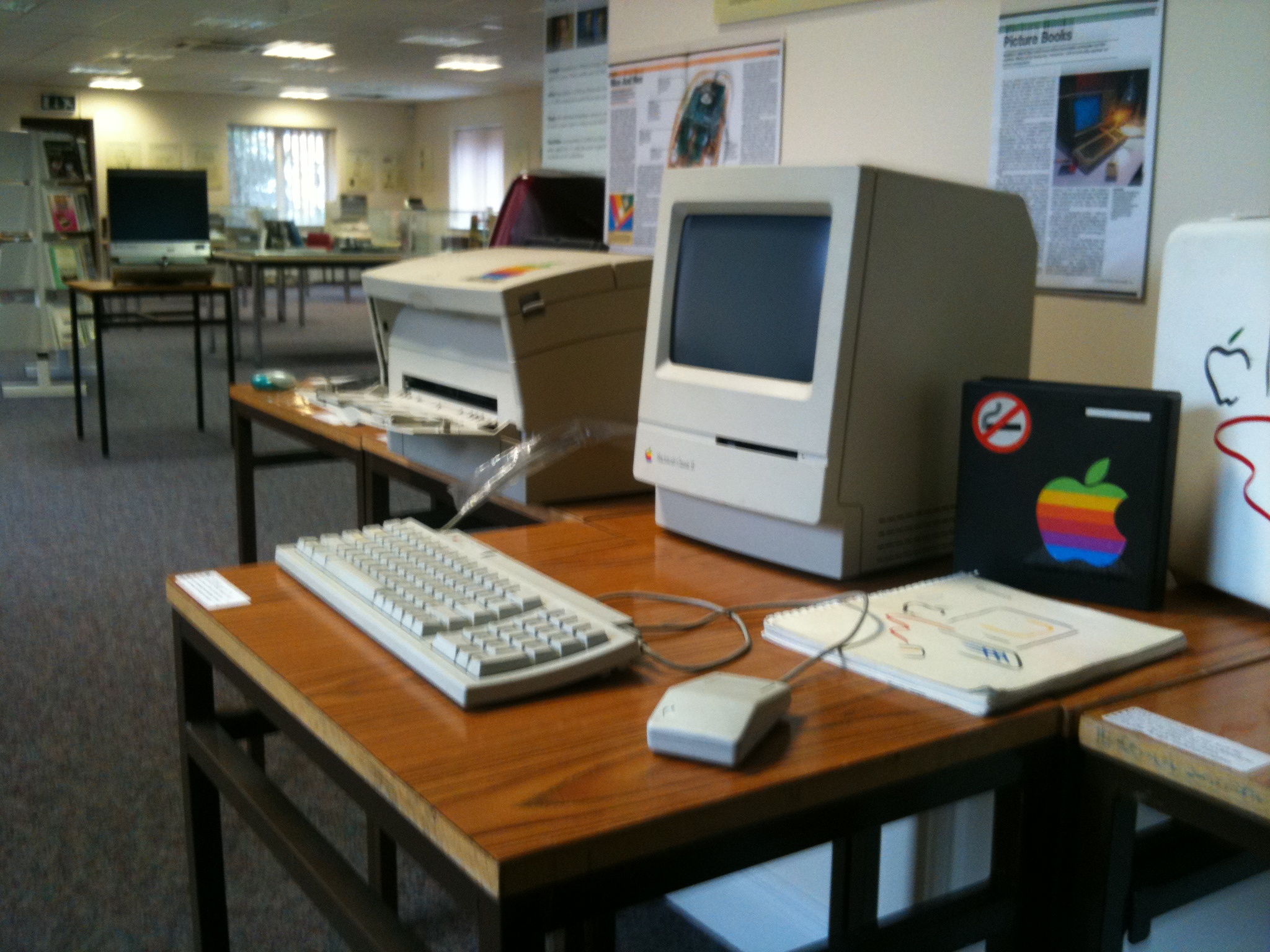 apple computer on display