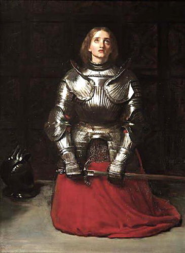 Жа́нна д’Арк- Орлеанская дева Millais_Joan_of_Arc