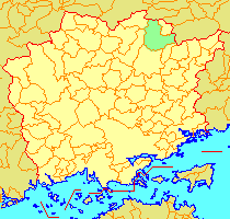 旧・加茂町の位置