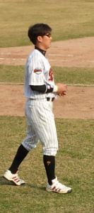 Jang Seong-ho i Lotte Giants dräkt 2013.