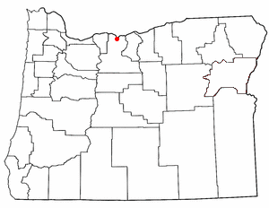 Loko di Urbo The Dalles, Oregon