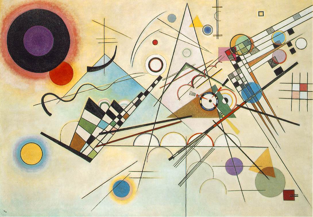 Vassily Kandinsky, 1923 - Composition 8, huile sur toile, 140 cm x 201 cm, Musée Guggenheim, New York.jpg