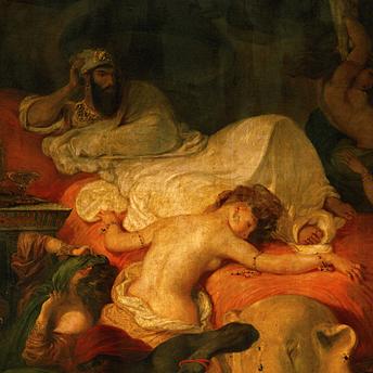 EugÃ¨ne Ferdinand Victor Delacroix 056 C - Â« La Mort de Sardanapale Â» (dÃ©tail) 03 - MusÃ©e du Louvre (Paris)