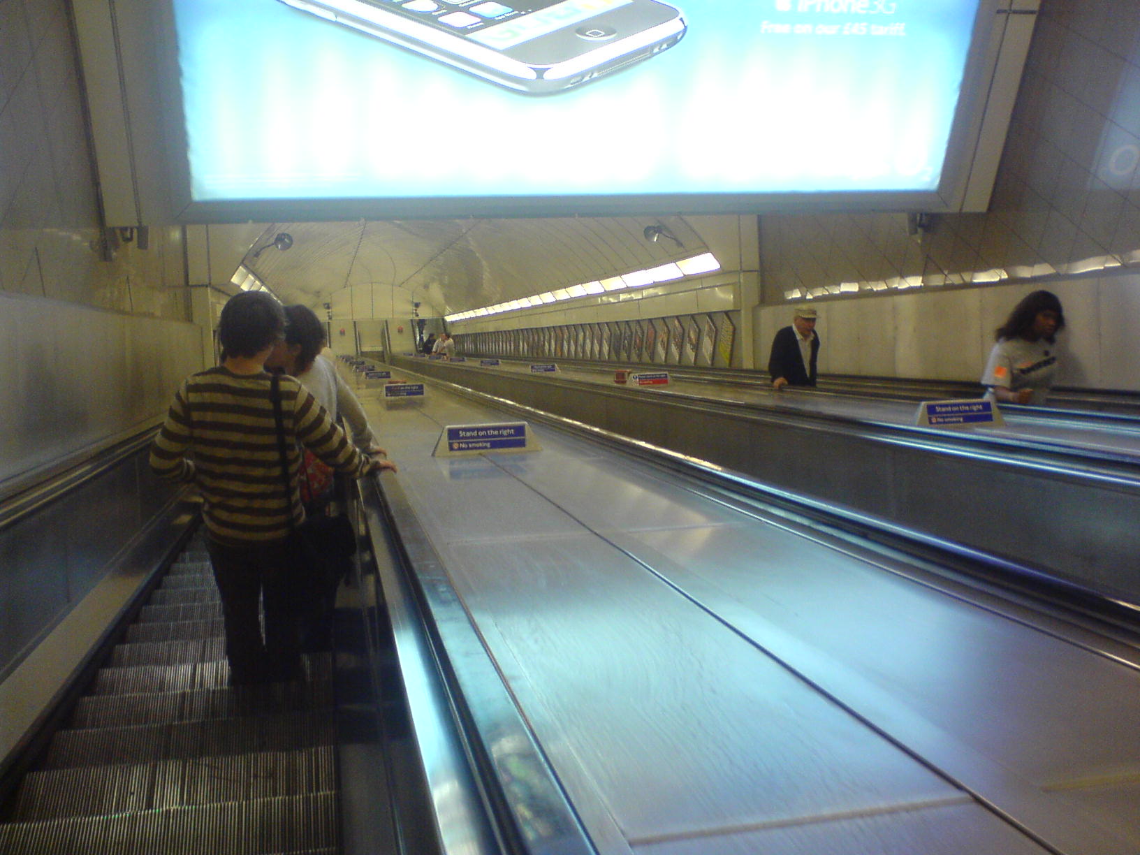 Angel Tube Escalator