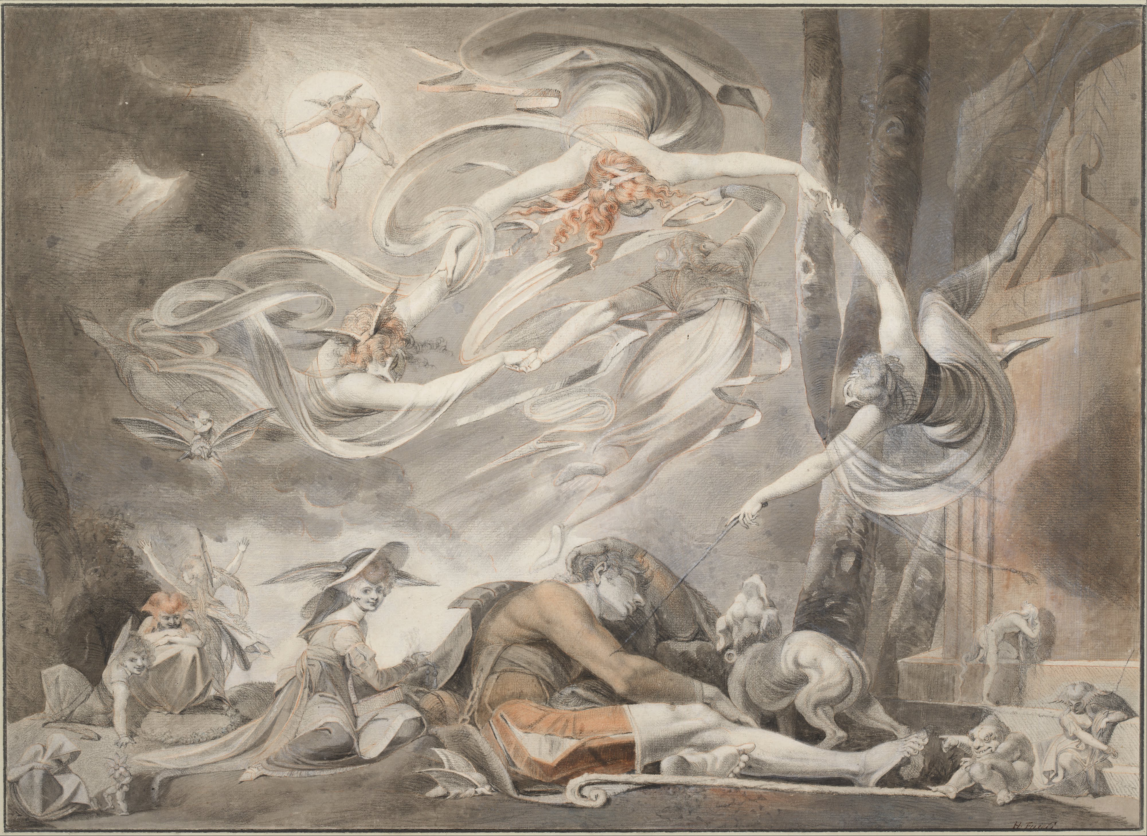 The Shepherd's Dream, from 'Paradise Lost'', Henry Fuseli, 1793