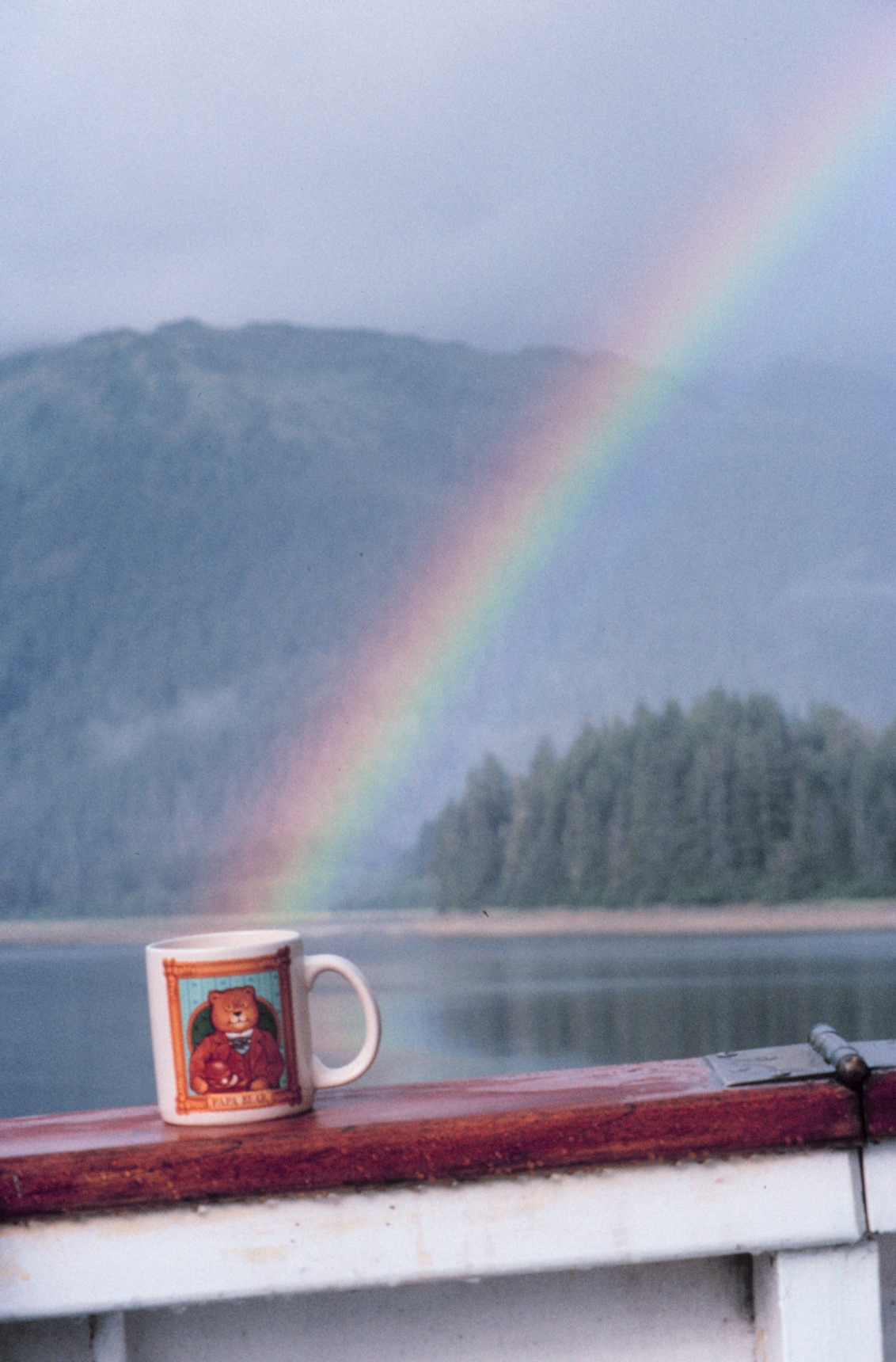 United States Map Rainbow